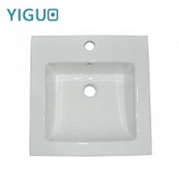 Bathroom Vanity countertop ceramic sink, Feather edge basin, ceramic basin for Australia